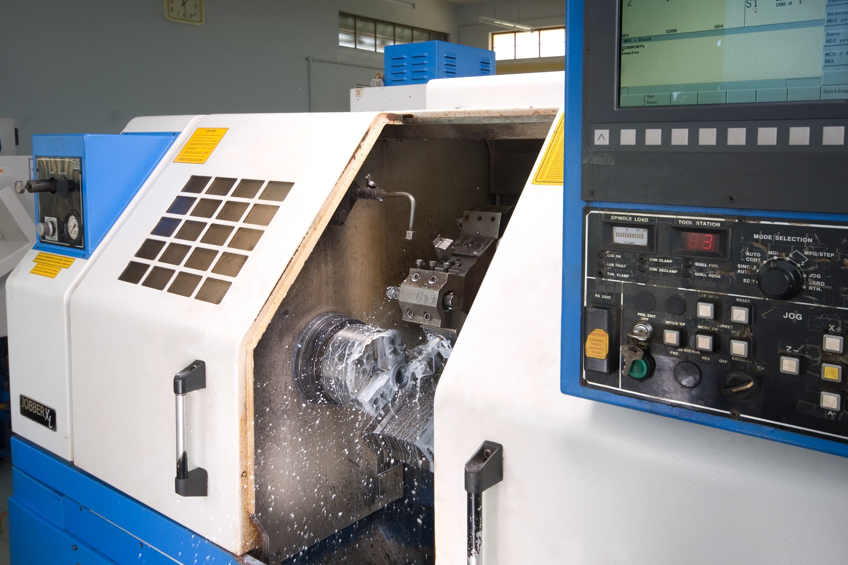 CNC machine at Ringmann manufacturing facility